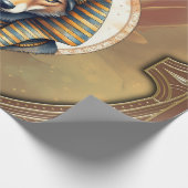 Steampunk Anubis Fox Portrait ラッピングペーパー (角)