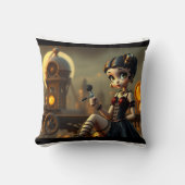 Steampunk Betty クッション (正面)