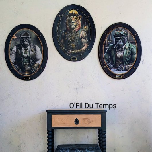 Steampunk Black Gorilla big boss 薄葉紙