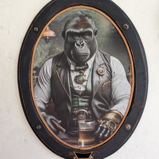 Steampunk Black Gorilla big boss 薄葉紙