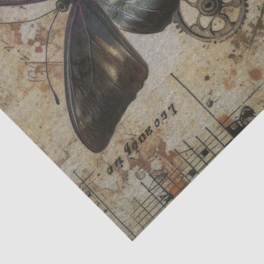 Steampunk Black Hat Decoupage 薄葉紙 (詳細)