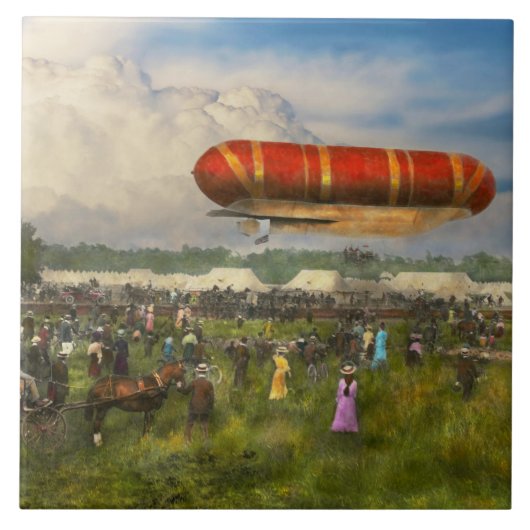 Steampunk - Blimp - Nulli Secundus IIの起動 タイル (正面)