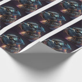 Steampunk Boxer Dog ラッピングペーパー (角)