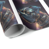 Steampunk Boxer Dog ラッピングペーパー (ロールコーナー)