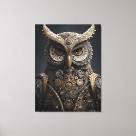 Steampunk Brass Sentinel キャンバスプリント