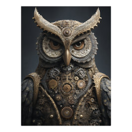 Steampunk Brass Sentinel フォトプリント