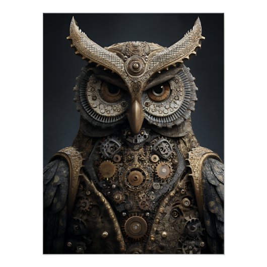 Steampunk Brass Sentinel ポスター (正面)