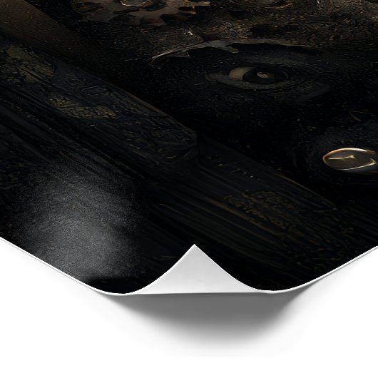 Steampunk Brass Sentinel ポスター (コーナー)