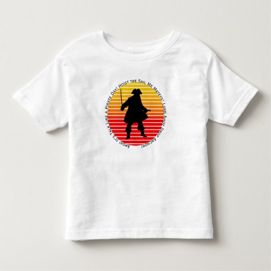 Steampunk Buccaneers Talk Like a Pirate Day Argh! トドラーTシャツ (正面)