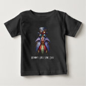Steampunk Bug - Mommy's Little Stink Bug! ベビーTシャツ (正面)