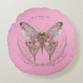 Steampunk Butterfly Shirt  ラウンドクッション