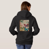 Steampunk Butterfly Skull – Luxury Abstract Street パーカ (裏面フル)