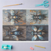 Steampunk Buzz Collage (4) by Elsie Lane 薄葉紙 (クラフト)