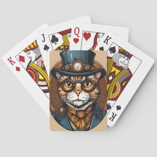 STEAMPUNK CAT遊のカード トランプ (裏面)