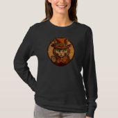 Steampunk Cat  For Cat and Steampunk fans 5 Tシャツ (正面)