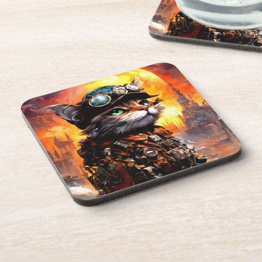 Steampunk Cat II コースター (左側)
