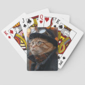 Steampunk Cat Playing Cards トランプ (裏面)