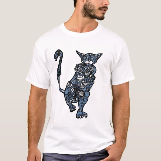 Steampunk Cat Tシャツ (正面)