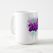 "Steampunk Celestial Moth & Hummingbird - Mechanic コーヒーマグカップ (正面左)