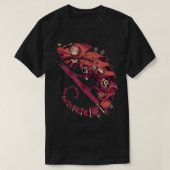 Steampunk chameleon  Gothic tees Tシャツ (デザイン正面)