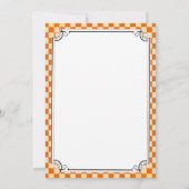 Steampunk Checkerboard結婚式招待状 招待状 (裏面)