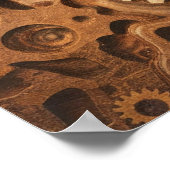 Steampunk Christmas Poster ポスター (角)