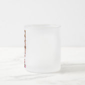 Steampunk Christmas Tree フロストグラスマグカップ (中央)