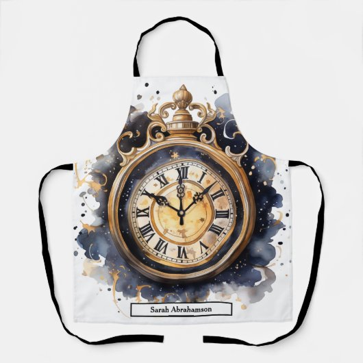 Steampunk Clock Face Apron エプロン (正面)