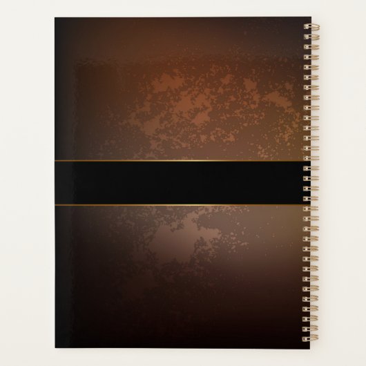 Steampunk clock with antique gears プランナー手帳 (裏面)