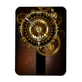 Steampunk clock with antique gears マグネット (縦)