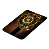 Steampunk clock with antique gears マグネット (左側)