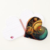 Steampunk Clockwork Abstract Design ノートブック (内部)