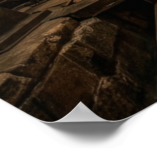 Steampunk Clockwork Machine Hall ポスター (角)