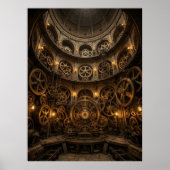 Steampunk Clockwork Machine Hall ポスター (正面)