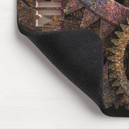 Steampunk Cogs and Wheels Personalised マウスパッド (コーナー)
