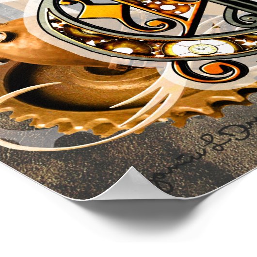 Steampunk Columbusポスター ポスター (角)