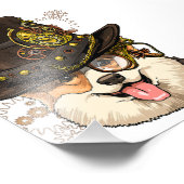 Steampunk Corgi Dog Steampunk Lovers フォトプリント (角)