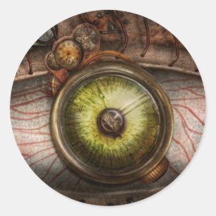 Steampunk - Creepy – テクノロジーに注目 ラウンドシール