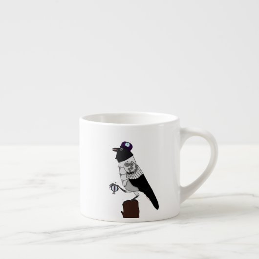 Steampunk Crow エスプレッソカップ (右)