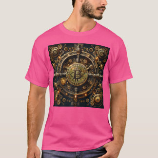 Steampunk Crypto Empire - Bitcoin Gearwork Art Tシャツ