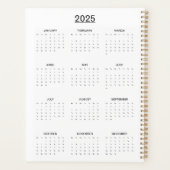 Steampunk Cyber Cow プランナー手帳 (裏面)