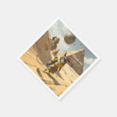 Steampunk Desert Explorer Mouse スタンダードカクテルナプキン (角)