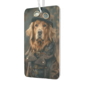 Steampunk Dog Funny Gift Air Freshener カーエアーフレッシュナー (左)