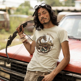 Steampunk Dragonとサンフランシスコ・スカイライン Tシャツ