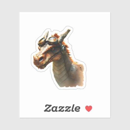 Steampunk Dragon シール (シート)