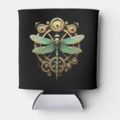 Steampunk Dragonfly Victorian Art Mechanical Steam 缶クーラー (正面)