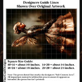 Steampunk Dystopian Fairy Woman EK5R Decoupage 薄葉紙