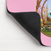 Steampunk Easter Bunny In Frame マウスパッド (コーナー)