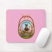 Steampunk Easter Bunny In Frame マウスパッド (マウス)