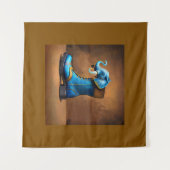 Steampunk Elephant Boot tapestry タペストリー (正面(横))